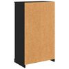 vidaXL Highboard Čierny dub 60 x 35,5 x 103,5 cm Kompozitn&eacute; drevo
