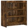 vidaXL Serv&iacute;rovacia skriňa Dymov&yacute; dub 75 x 36 x 80 cm Kompozitn&eacute; drevo