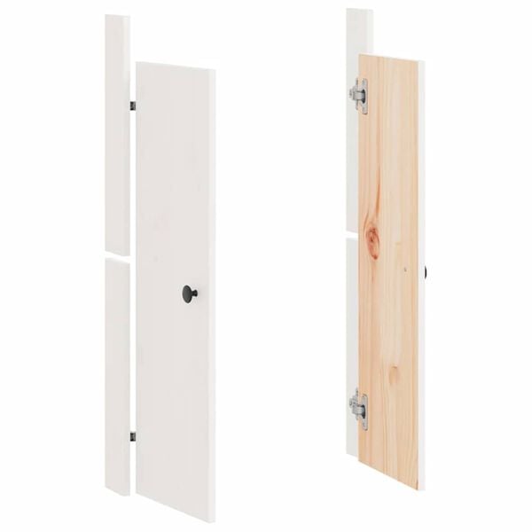 vidaXL Vonkaj&scaron;ie kuchynsk&eacute; dvierka MEPPEL 2 ks 50x9x82 cm mas&iacute;vna borovica