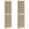 vidaXL Skř&iacute;ňov&eacute; dvere s dverami 2 pcs Pr&iacute;rodn&aacute; 201 x 2,1 x 59,5 cm