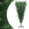 vidaXL Prevr&aacute;ten&yacute; umel&yacute; vianočn&yacute; stromček so stojanom, zelen&yacute; 120 cm