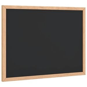 vidaXL Tabuľa s r&aacute;mom z mas&iacute;vneho borovicov&eacute;ho dreva čierna 40x30 cm