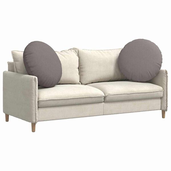 vidaXL Vank&uacute;&scaron;e na sedenie 2 pcs Sivohned&aacute; &Oslash;60 x 21 cm l&aacute;tka