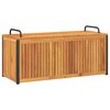 vidaXL Vonkaj&scaron;&iacute; box na vank&uacute;&scaron;e 110x45x42/53 cm mas&iacute;vna ak&aacute;cia a oceľ