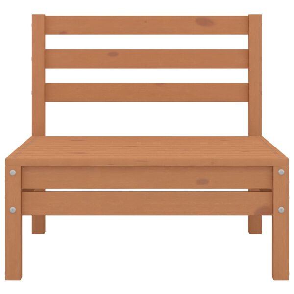 vidaXL 3-dielna z&aacute;hradn&aacute; sedacia s&uacute;prava medovo-hned&aacute; borovicov&yacute; mas&iacute;v