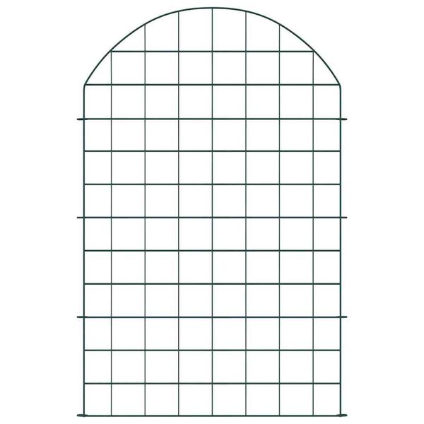 vidaXL Sada plotu pre rybn&iacute;k 8 pcs Zelen&aacute; 50 x 80 cm Oceľ
