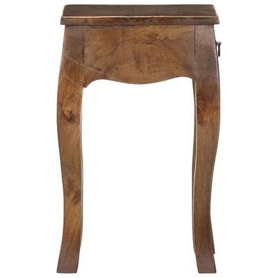 vidaXL Nočný stolík 28x28x46 cm masívne mangovníkové drevo