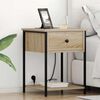 vidaXL Nočn&yacute; stol&iacute;k Sonoma dub 42 x 41 x 56 cm Kompozitn&eacute; drevo