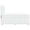 vidaXL Boxspring posteľ s matracom biely 140x190 cm umel&aacute; koža