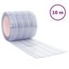vidaXL Z&aacute;ves do dver&iacute; priehľadn&yacute; 200 mm x 1,6 mm 10 m PVC