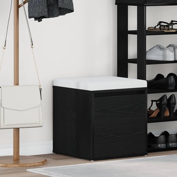 vidaXL Příborník Čierny dub 40,5 x 40 x 40 cm Kompozitné drevo