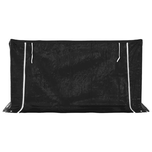 vidaXL Reg&aacute;l na krbov&eacute; drevo s pl&aacute;&scaron;tenkou 200,5x100,5x110,5 cm