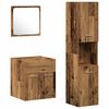 vidaXL Sada k&uacute;peľňov&eacute;ho n&aacute;bytku 4 ks Star&eacute; drevo 41 x 38,5 x 46 cm