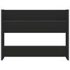 vidaXL N&aacute;stenn&aacute; skrinka na top&aacute;nky, čierna 80x18x60cm kompozitn&eacute; drevo