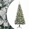 vidaXL Umel&yacute; vianočn&yacute; stromček s vianočn&yacute;mi guľami 120 cm 150 LED