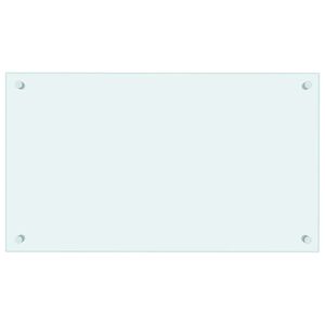 vidaXL Kuchynsk&aacute; z&aacute;stena, mliečna 70x40 cm, tvrden&eacute; sklo