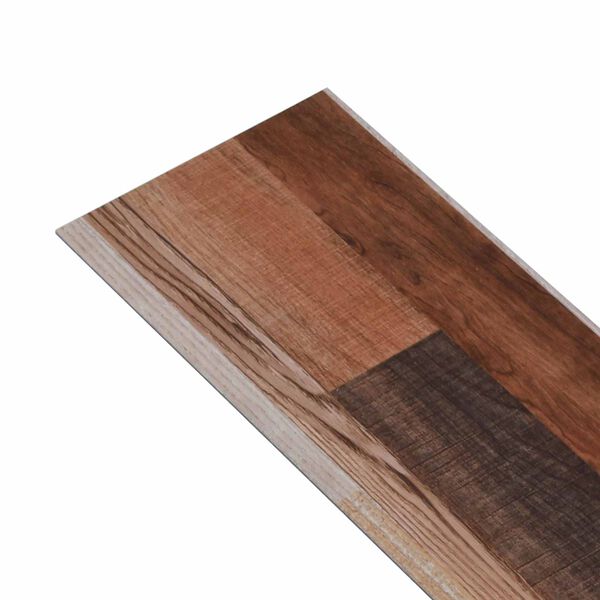 vidaXL Podlahov&eacute; dosky 18 pcs Viacfarebn&yacute; 2,51 m&sup2; PVC