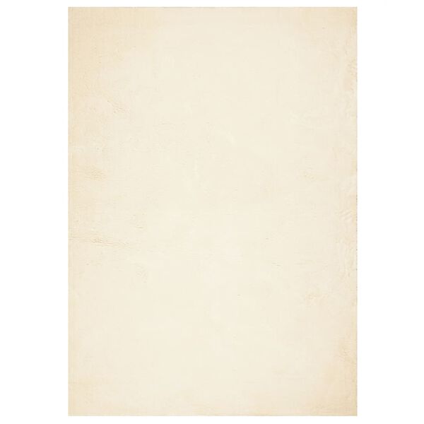 vidaXL Koberec HUARTE krátky vlas mäkký a umývateľný krémový 120x170cm