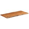 vidaXL Stolov&aacute; doska 80x40x2,5 cm obdĺžnik mas&iacute;vna ak&aacute;cia živ&aacute; hrana