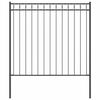 vidaXL Prvok plotu ASSEN Siv&aacute; 170 x 200 cm Oceľ