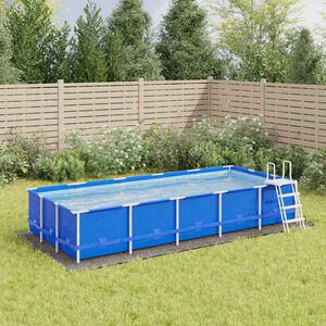 vidaXL Tkanina pod baz&eacute;n bledosiv&aacute; 550x280 cm polyesterov&aacute; geotext&iacute;lia