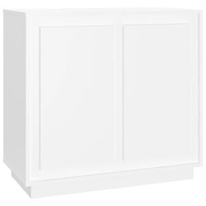 vidaXL Komoda biela 80x34x75 cm kompozitn&eacute; drevo