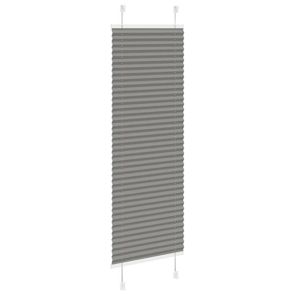 vidaXL plisovan&aacute; roleta antracit 45x150 cm &Scaron;&iacute;rka l&aacute;tky 44,4 cm