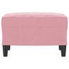vidaXL Podnožka ružov&aacute; 60x50x41 cm zamat