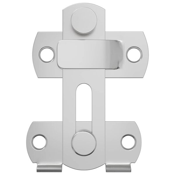 vidaXL Z&aacute;mok dver&iacute; 12 pcs Strieborn&aacute; 70 x 8 mm Oceľ