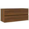 vidaXL Um&yacute;vadlov&aacute; skrinka hned&yacute; dub 100x38,5x45 cm spracovan&eacute; drevo