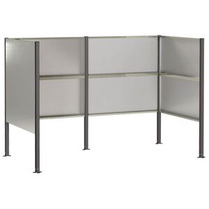 vidaXL Z&aacute;brana na kontajner na odpad 167 x 85 x 113 cm