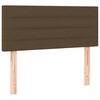 vidaXL Boxspring posteľ s matracom tmavohned&aacute; 120x200 cm l&aacute;tka