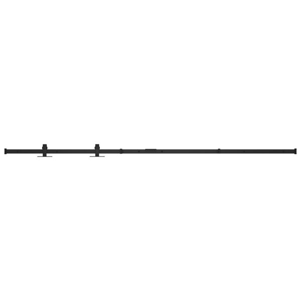 vidaXL Mini kovanie na posuvn&eacute; dvere skrinky, uhl&iacute;kov&aacute; oceľ 183 cm