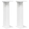 vidaXL Stojan na rastliny 2 pcs Biely 25 x 25,5 x 80,5 cm