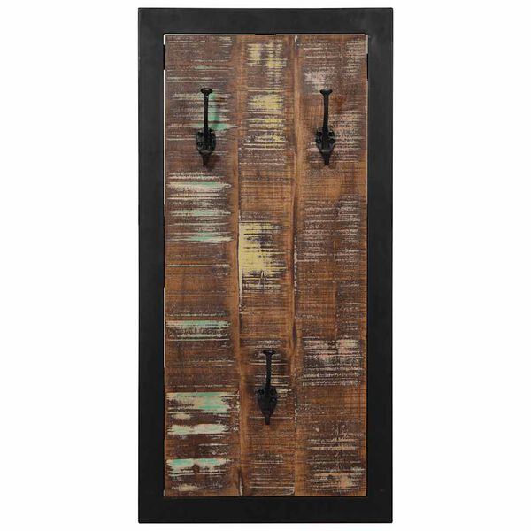 VidaXL Ve&scaron;iak na kab&aacute;ty Viacfarebn&yacute; Rekultivovan&eacute; mas&iacute;vne drevo