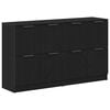 vidaXL Serv&iacute;rovacia skriňa 2 pcs Čierny dub 60 x 30 x 70 cm