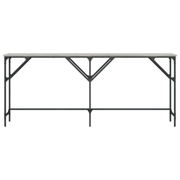 vidaXL Konzolov&yacute; stol&iacute;k siv&yacute; sonoma 180x29x75 cm kompozitn&eacute; drevo