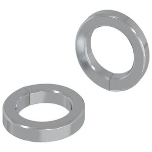 vidaXL Pružinov&aacute; podložka 2 ks Biela 13 x 1 mm Železo