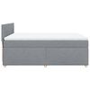 vidaXL Boxspring posteľ s matracom bledosiv&yacute; 140x190 cm l&aacute;tka