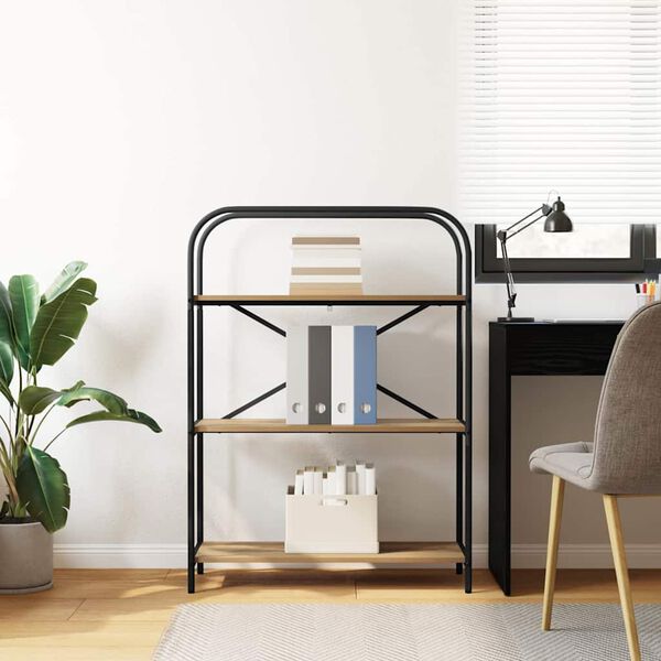 vidaXL Reg&aacute;l na knihy Remeseln&yacute; dub 80 x 30 x 109 cm Kompozitn&eacute; drevo