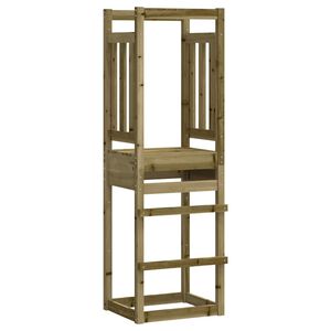 vidaXL Hracia veža 53x46,5x169 cm impregnovan&eacute; drevo borovica