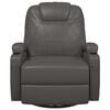 vidaXL Hojdacie masážne kreslo, antracitové, umelá koža