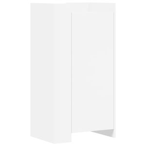 vidaXL Botn&iacute;k biely 52x37,5x100 cm kompozitn&eacute; drevo