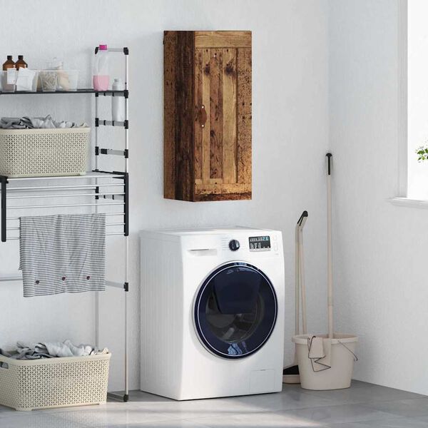 vidaXL N&aacute;stenn&aacute; skrinka Star&eacute; drevo 34,5 x 34 x 90 cm Kompozitn&eacute; drevo