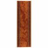 vidaXL Beh&uacute;ň na koberce FLORNES Tkan&yacute; Oranžov&aacute; 67 cm x 150 cm PP 7 mm