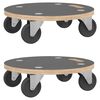 vidaXL Transportn&eacute; voz&iacute;ky 2 ks, okr&uacute;hle &Oslash;38x11,5 cm 250 kg