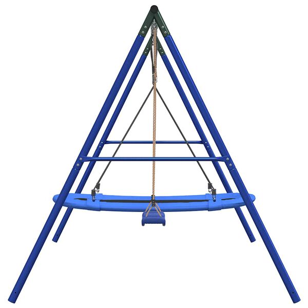 vidaXL Z&aacute;hradn&aacute; hojdačkov&aacute; sada s hojdačkou a sieťovinovou hojdačkou