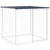 vidaXL Klietka pre kurčat&aacute; strecha antracitov&aacute; 103x98x90 cm poz. oceľ