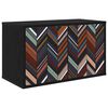 vidaXL N&aacute;stenn&yacute; TV kabinet OMMEN 69 x 33 x 40 cm Čierny dub