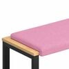 vidaXL Vank&uacute;&scaron; na lavičku L&aacute;tka Ružov&aacute; Hĺbka 35 cm